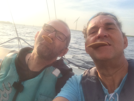 Read more about the article De activiteiten coördinatoren Peter van Kleij (L) Jack Nieuwerf (R)